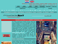 Frontpage screenshot for site: Second hand shop Roxy (http://www.cdshop-roxy.com)