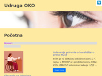 Slika naslovnice sjedišta: Udruga roditelja djece s oštećenjem vida i dodatnim teškoćama u razvoju Oko (http://www.udruga-oko.hr/)