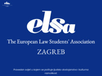 Frontpage screenshot for site: ELSA - Europska udruga studenata prava (http://www.elsa-zagreb.hr)