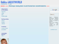 Frontpage screenshot for site: Galich underworld (http://www.inet.hr/~zeligali/)