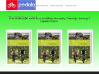 Frontpage screenshot for site: Pedala: biciklističke staze u Hrvatskoj (http://www.pedala.hr/)