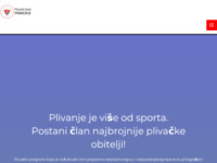 Frontpage screenshot for site: Plivački klub Primorje – Croatia osiguranje (http://www.pk-primorje.hr)