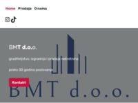 Frontpage screenshot for site: Bmt d.o.o.- za graditeljstvo, unutarnju i vanjsku trgovinu (http://www.bmt.hr/)