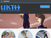 Frontpage screenshot for site: Udruga kondicijskih trenera Hrvatske (http://www.ukth.hr/)