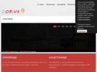 Frontpage screenshot for site: Doriva d.o.o. - uredski stolci i namještaj (http://www.doriva.hr/)