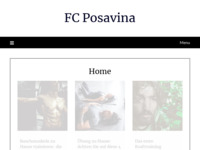 Frontpage screenshot for site: (http://www.fcposavina.de)