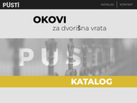 Frontpage screenshot for site: Pusti d.o.o. (http://www.pusti.hr)