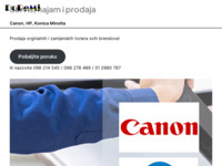 Frontpage screenshot for site: Servis i prodaja Canon aparata (http://www.doremi.com.hr)