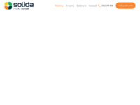 Frontpage screenshot for site: (http://www.solida.hr/)