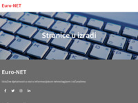 Frontpage screenshot for site: (http://www.euronet.hr)