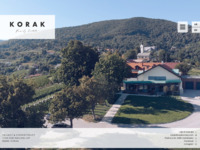 Frontpage screenshot for site: Vino Korak (http://www.vino-korak.hr/)