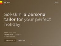 Frontpage screenshot for site: Sol-Skin, turistička agencija (http://www.sol-skin.com/)
