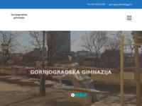 Frontpage screenshot for site: Gornjogradska gimnazija (http://www.ggg.hr)