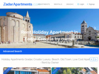 Frontpage screenshot for site: Apartmani Crikvenica (http://www.crikvenicaapartments.com)