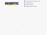 Frontpage screenshot for site: Apartmani Adriatic (http://www.apartmani-adriatic.hr/)