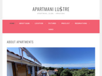 Frontpage screenshot for site: Apartmani Lustre (http://www.silba-turizam.net/)