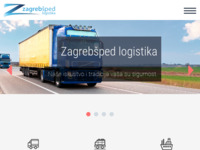 Frontpage screenshot for site: Zagrebšped d.o.o. (http://www.zagrebsped.hr)