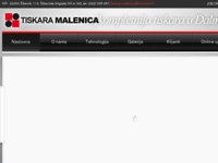 Frontpage screenshot for site: (http://www.tiskara-malenica.hr/)