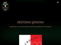 Frontpage screenshot for site: Restoran Gradina (http://www.restoran-gradina.hr)