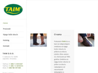 Frontpage screenshot for site: Taim d.o.o. (http://www.taim.hr/)