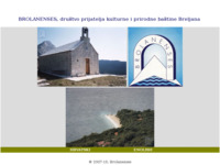 Frontpage screenshot for site: Brolanenses, društvo prijatelja kulturne i prirodne baštine Breljana (http://www.brolanenses.hr)