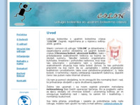 Frontpage screenshot for site: Colon - udruga bolesnika sa upalnim bolestima crijeva (http://www.colon.hr)