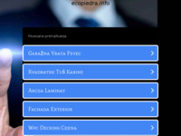 Frontpage screenshot for site: Ecopiedra - Hrvatska (http://ecopiedra.info/)