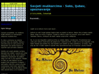 Frontpage screenshot for site: Sajveti za muškarce (http://sarm3r.blog.hr/)