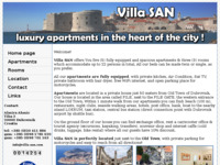 Slika naslovnice sjedišta: Luksuzni apartmani u Dubrovniku (http://www.villa-san.com/)