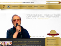 Frontpage screenshot for site: Večeri dalmatinske šansone - Šibenik 2003 (http://www.sansona-sibenik.com/)