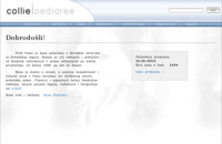 Frontpage screenshot for site: Baza pedigrea škotskih ovčara (http://collie.pedigre.net)