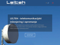 Frontpage screenshot for site: (http://www.lelteh.hr/)