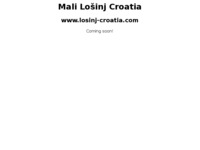 Frontpage screenshot for site: (http://www.losinj-croatia.com)