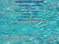 Frontpage screenshot for site: Apartman Uljević (http://free-st.htnet.hr/uljevic/)