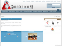 Frontpage screenshot for site: Sudačka mreža (http://www.sudacka-mreza.hr/)
