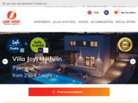 Frontpage screenshot for site: Agencija za turizam i poslovanje nekretninama Luna Rossa (http://www.lrossa.com)