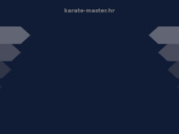 Frontpage screenshot for site: (http://www.karate-master.hr)