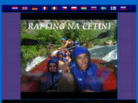 Frontpage screenshot for site: Hrvatske stranice o raftingu (http://www.raft.hr)
