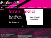 Frontpage screenshot for site: Ekspert Rijeka - škola informatike, stranih jezika i knjigovodstva (http://www.skola-ekspert.hr)