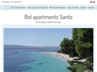 Frontpage screenshot for site: Apartmani Santo (http://www.villa-bol.com)