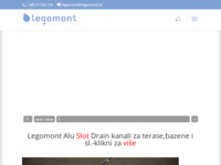 Frontpage screenshot for site: Legomont - Split (http://www.legomont.hr/)