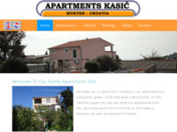Frontpage screenshot for site: Apartmani Kasić - Murter (http://www.apkasic.com)