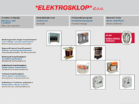 Frontpage screenshot for site: (http://www.elektrosklop.hr/)