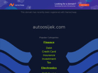 Frontpage screenshot for site: autoosijek.com (http://www.autoosijek.com/)