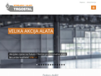 Frontpage screenshot for site: Trgostal-Lubenjak, strojevi, alati i oprema za industriju i obrt (http://www.trgostal-lubenjak.hr)