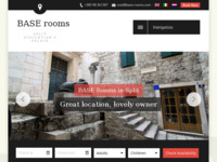 Frontpage screenshot for site: Base sobe, Split (http://www.base-rooms.com/)