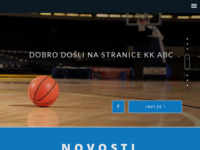Frontpage screenshot for site: kk abc-zadar (http://www.abc-zadar.hr/)