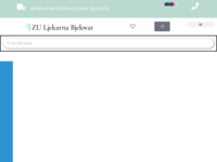 Frontpage screenshot for site: (http://www.ljekarna-bjelovar.hr/)