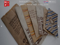 Frontpage screenshot for site: Napi papirna industrija d.o.o. (http://www.napi.hr)