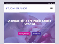 Frontpage screenshot for site: Stomatološka ordinacija Studio dentistico (http://www.studiostradiot.hr/)